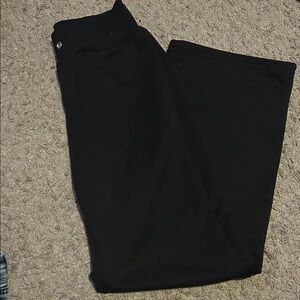 Black Wide-Leg Pants